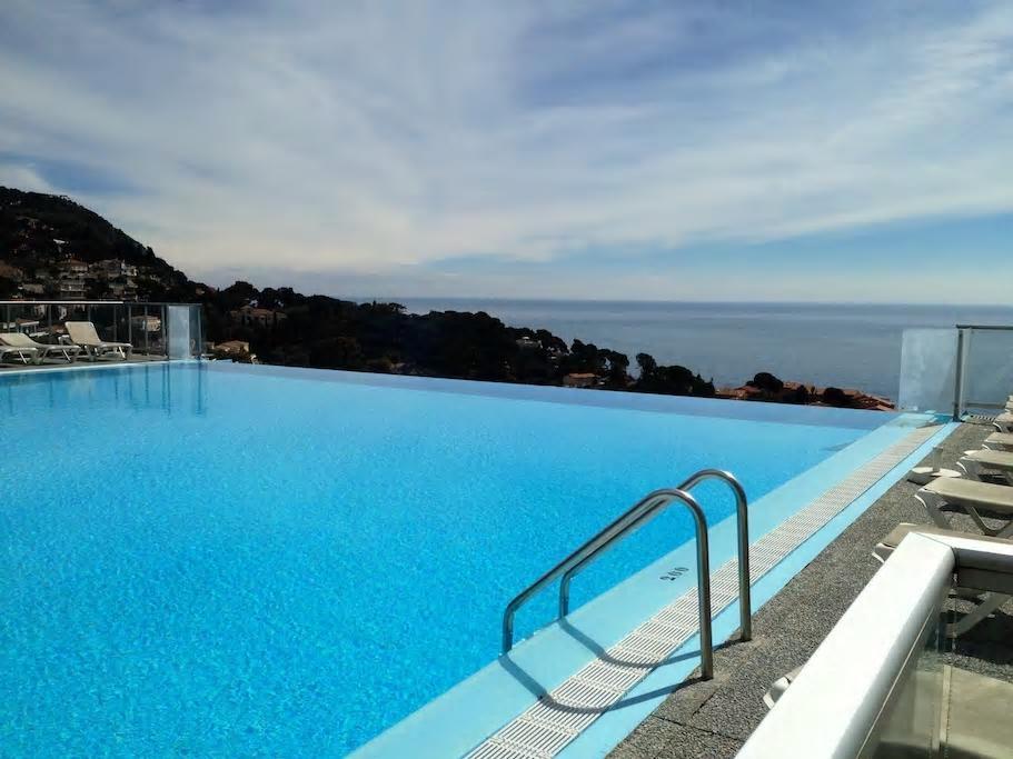 Appt 5 Personnes Vue Mer Piscine Costa Plana Cap D'Ail Monaco Екстер'єр фото